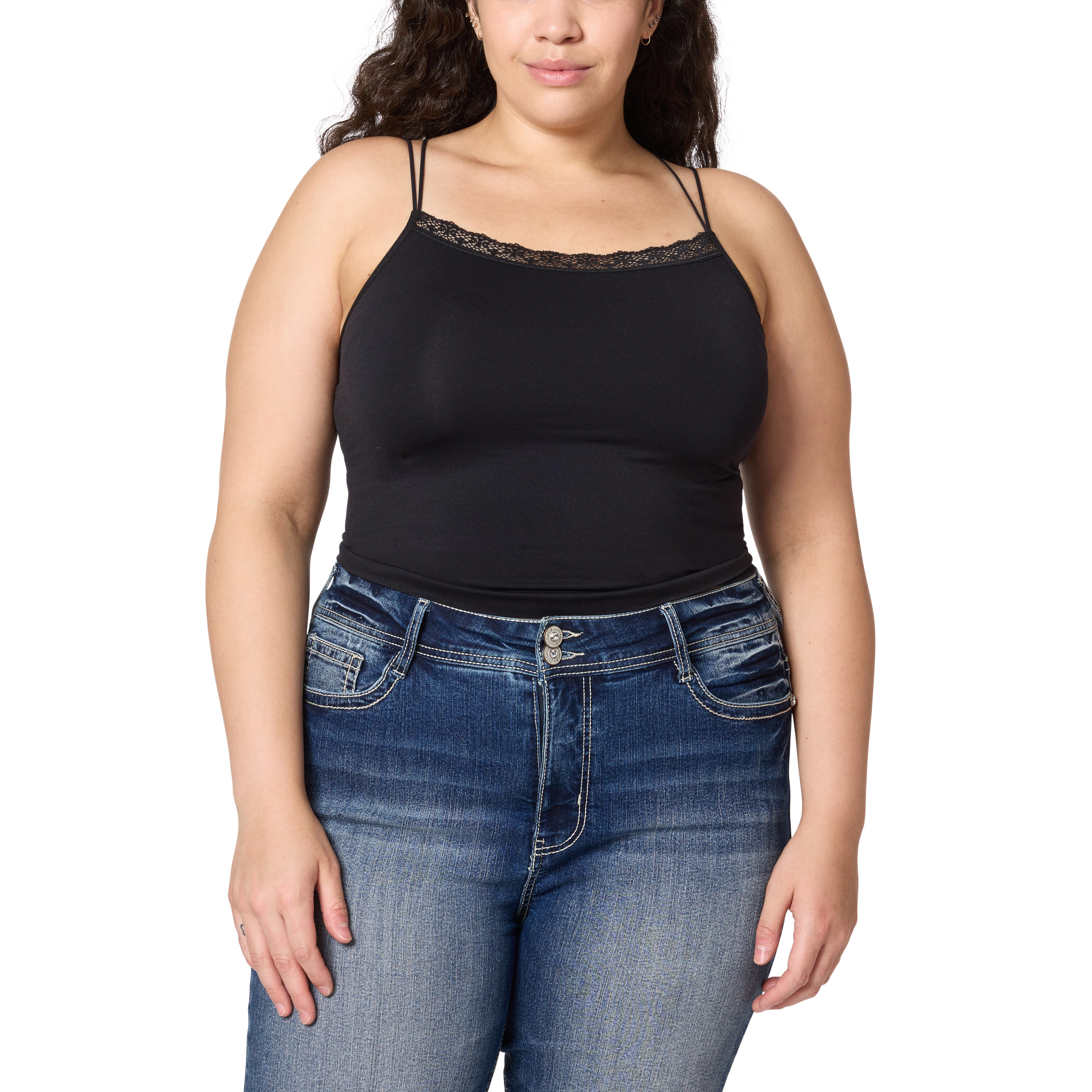 maimero　1207 InstaSmooth® Arlo Seamless Jersey Crop Cami 2 Pack