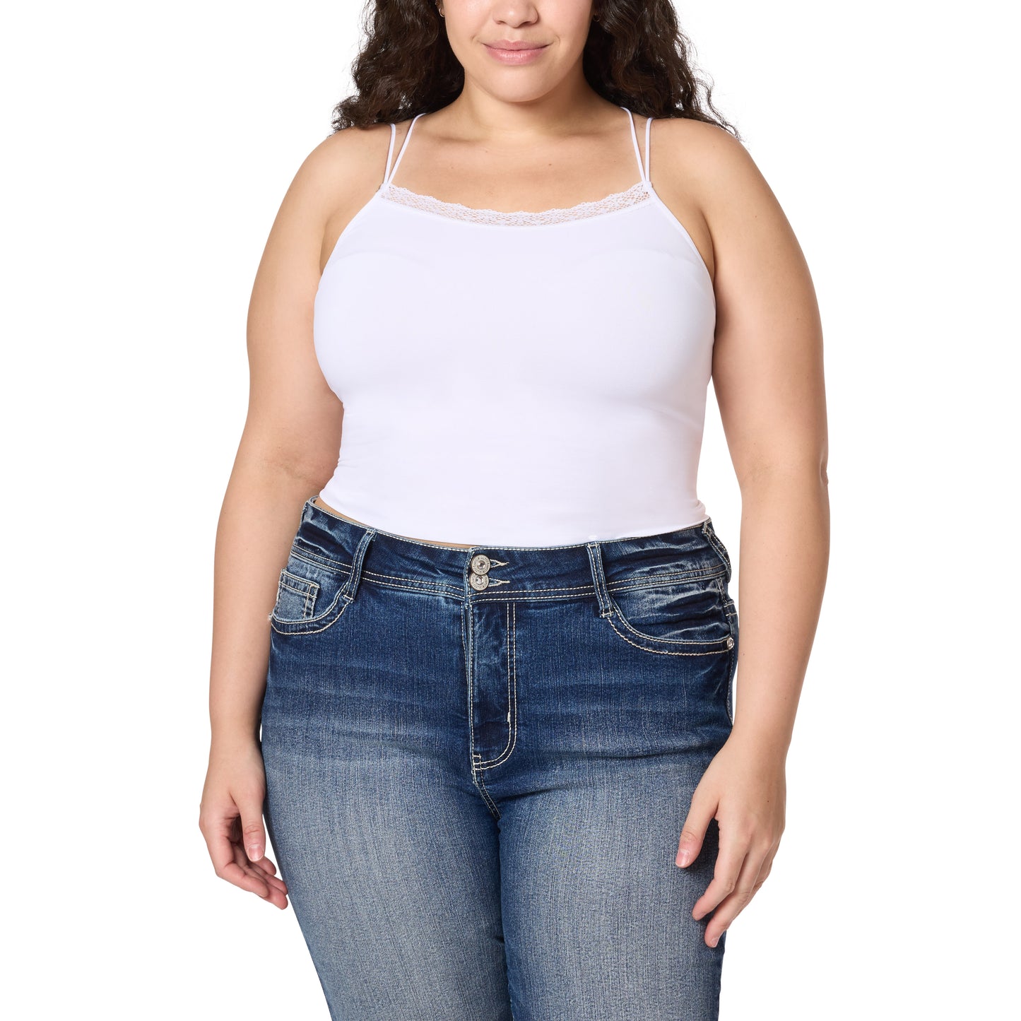 InstaSmooth® Arlo Seamless Jersey Crop Cami 2 Pack