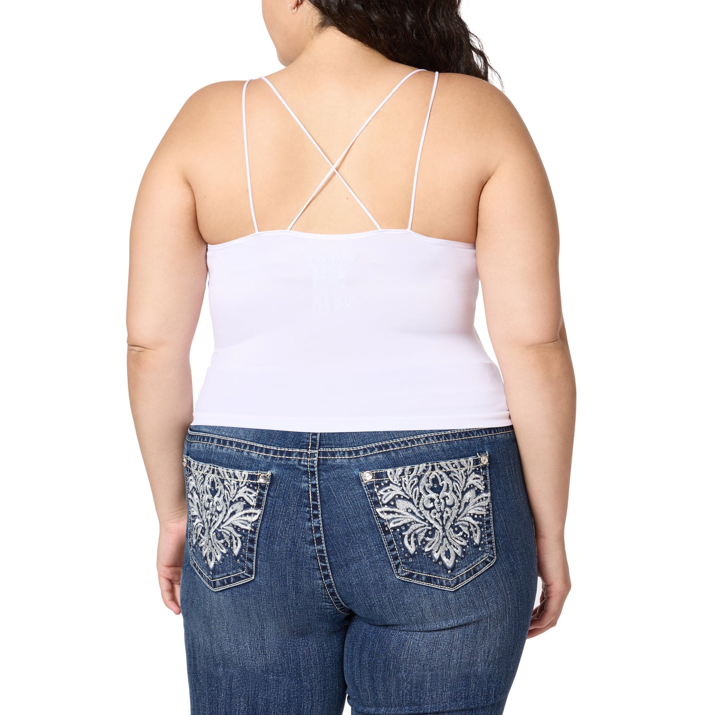 InstaSmooth® Arlo Seamless Jersey Crop Cami 2 Pack