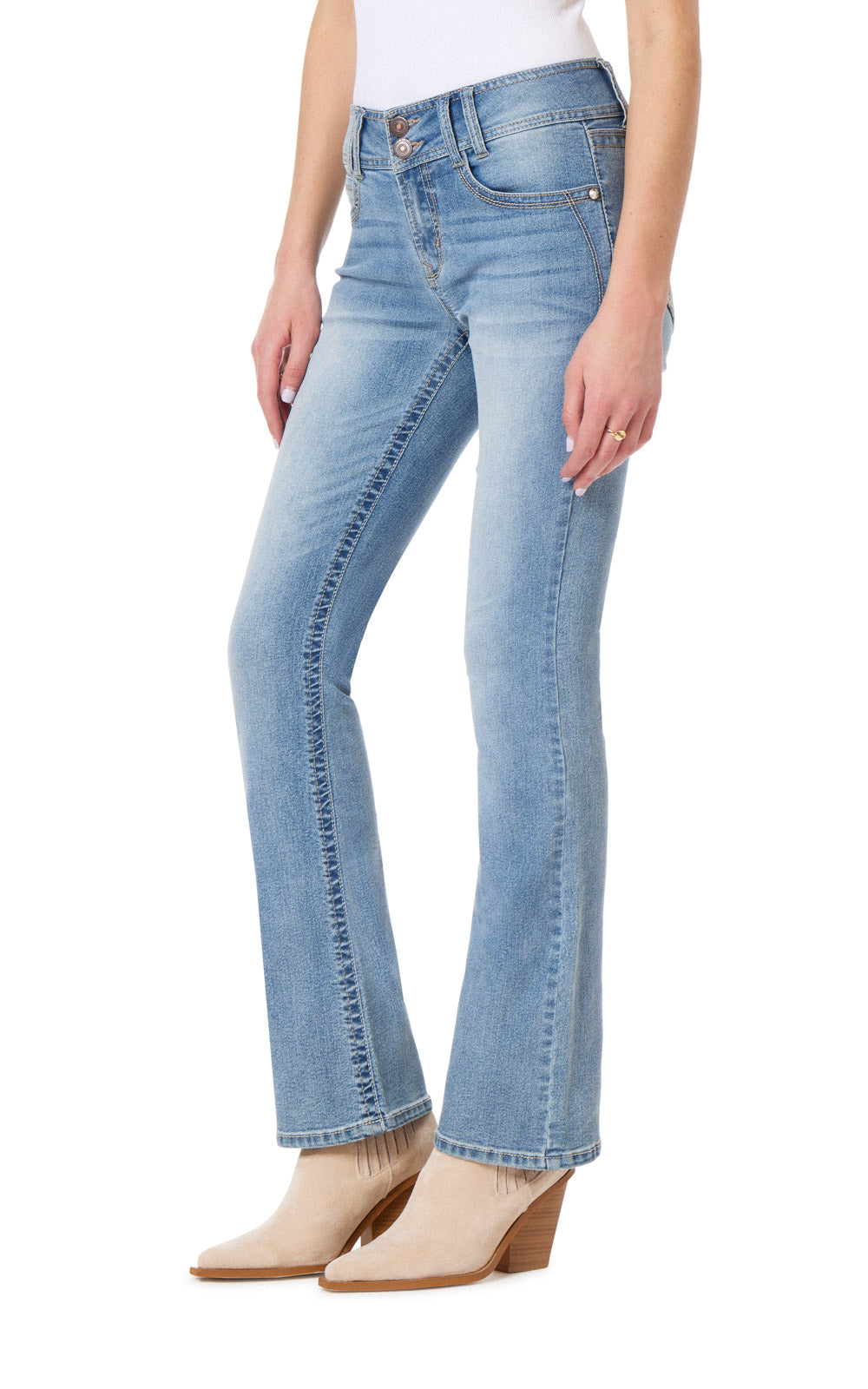 InstaStretch® Luscious Curvy Bootcut Jeans