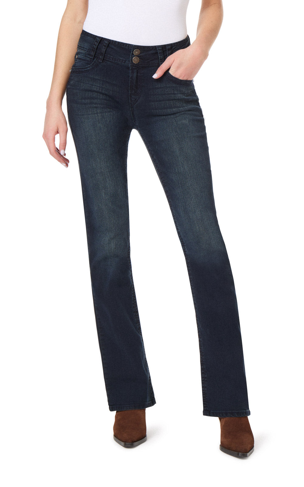 InstaStretch® Luscious Curvy Bootcut Jeans
