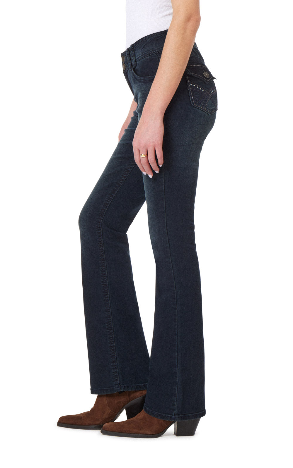 InstaStretch® Luscious Curvy Bootcut Jeans