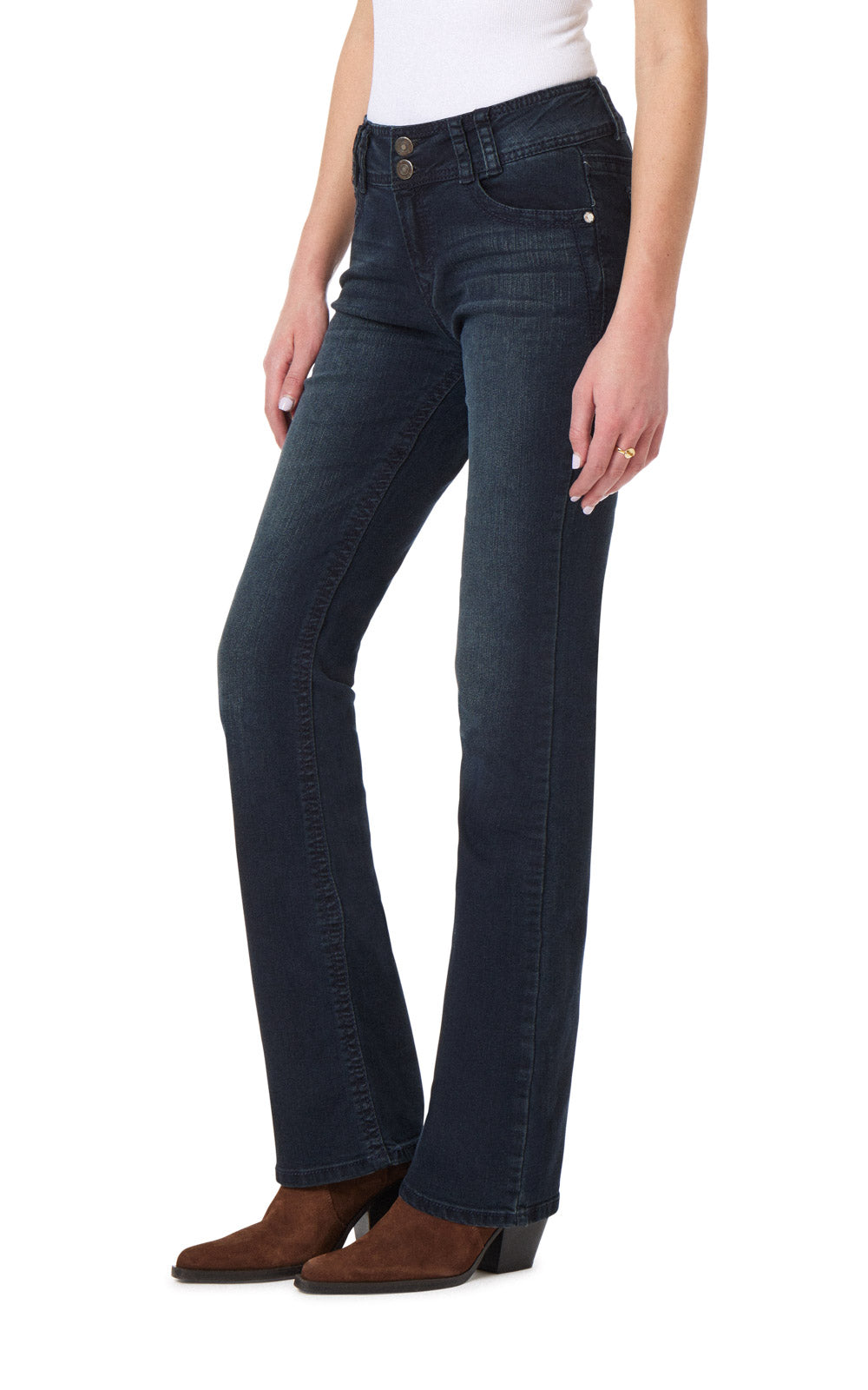 InstaStretch® Luscious Curvy Bootcut Jeans