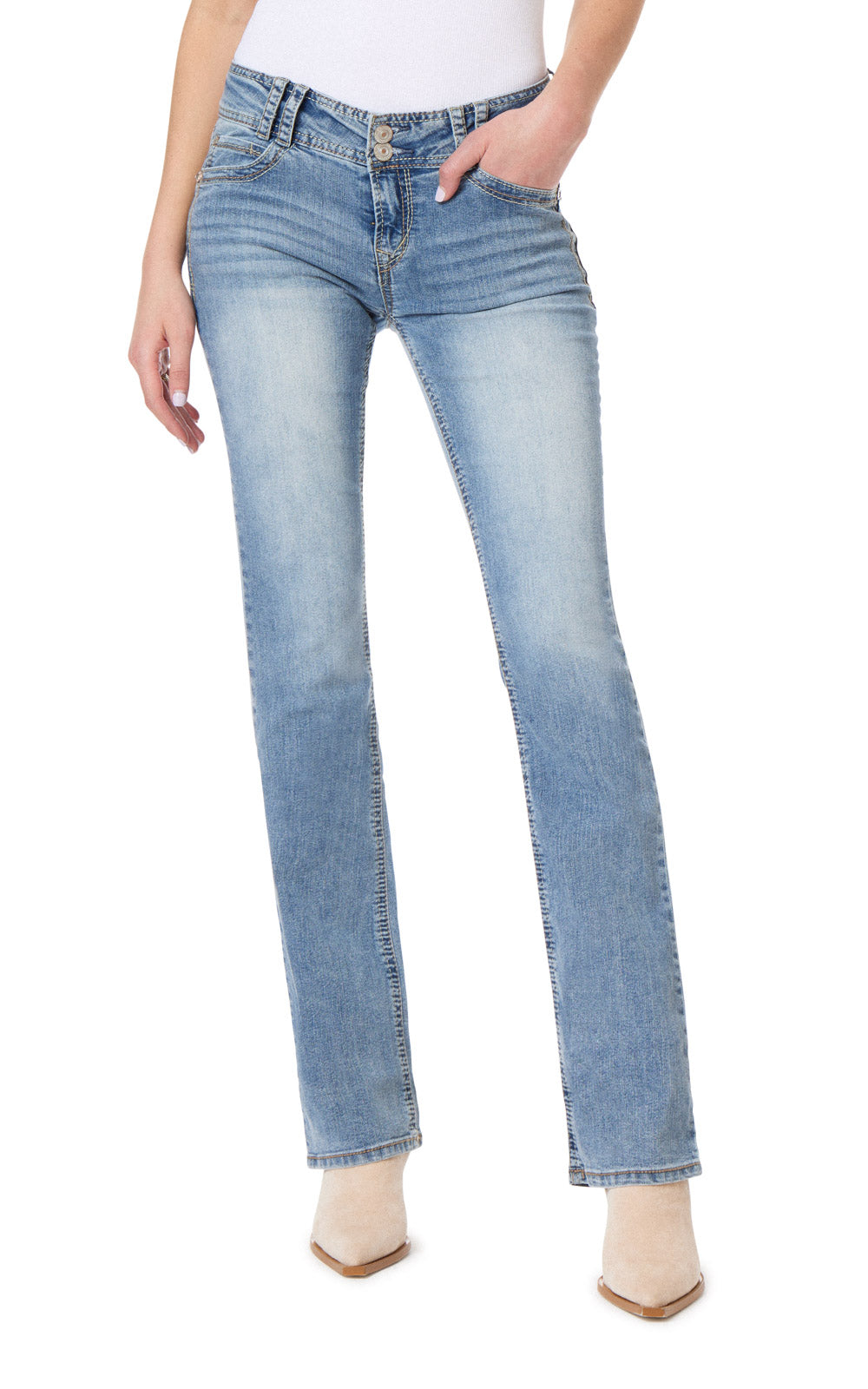 InstaStretch® Luscious Curvy Bootcut Jeans