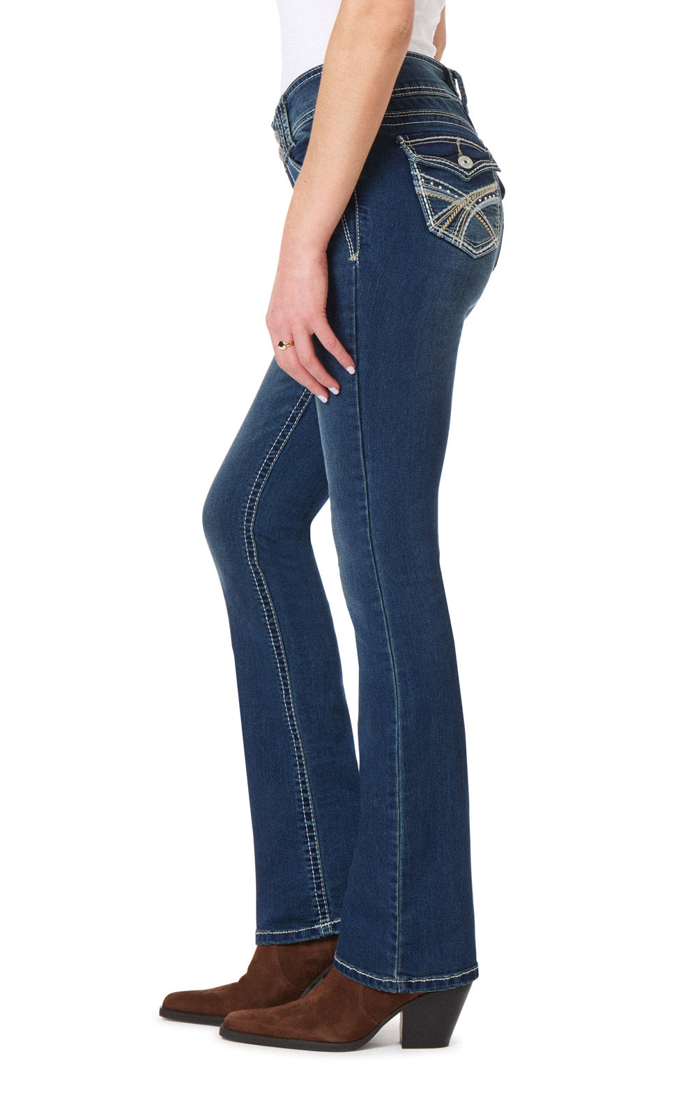 InstaStretch® Luscious Curvy Bootcut Jeans