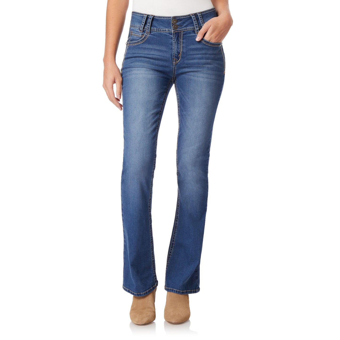 InstaStretch® Luscious Curvy Bootcut Jeans