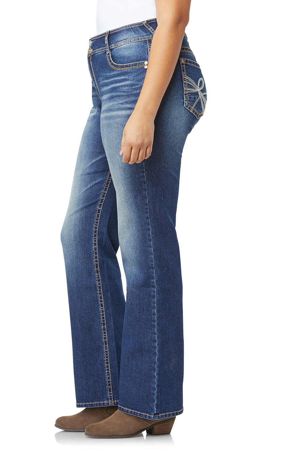 Plus InstaStretch® Luscious Curvy Bootcut Jeans