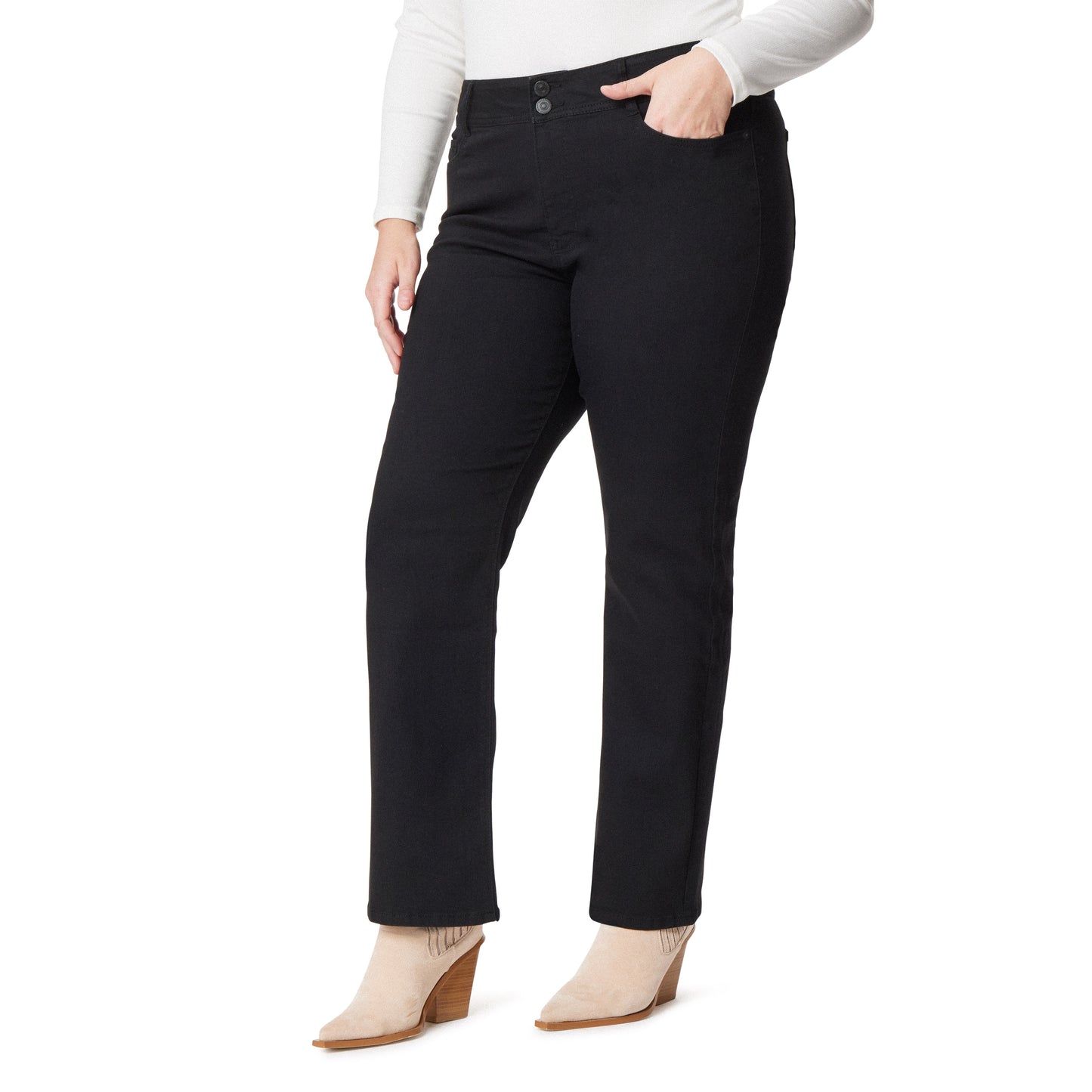 Plus InstaStretch® Luscious Curvy Bootcut Jeans
