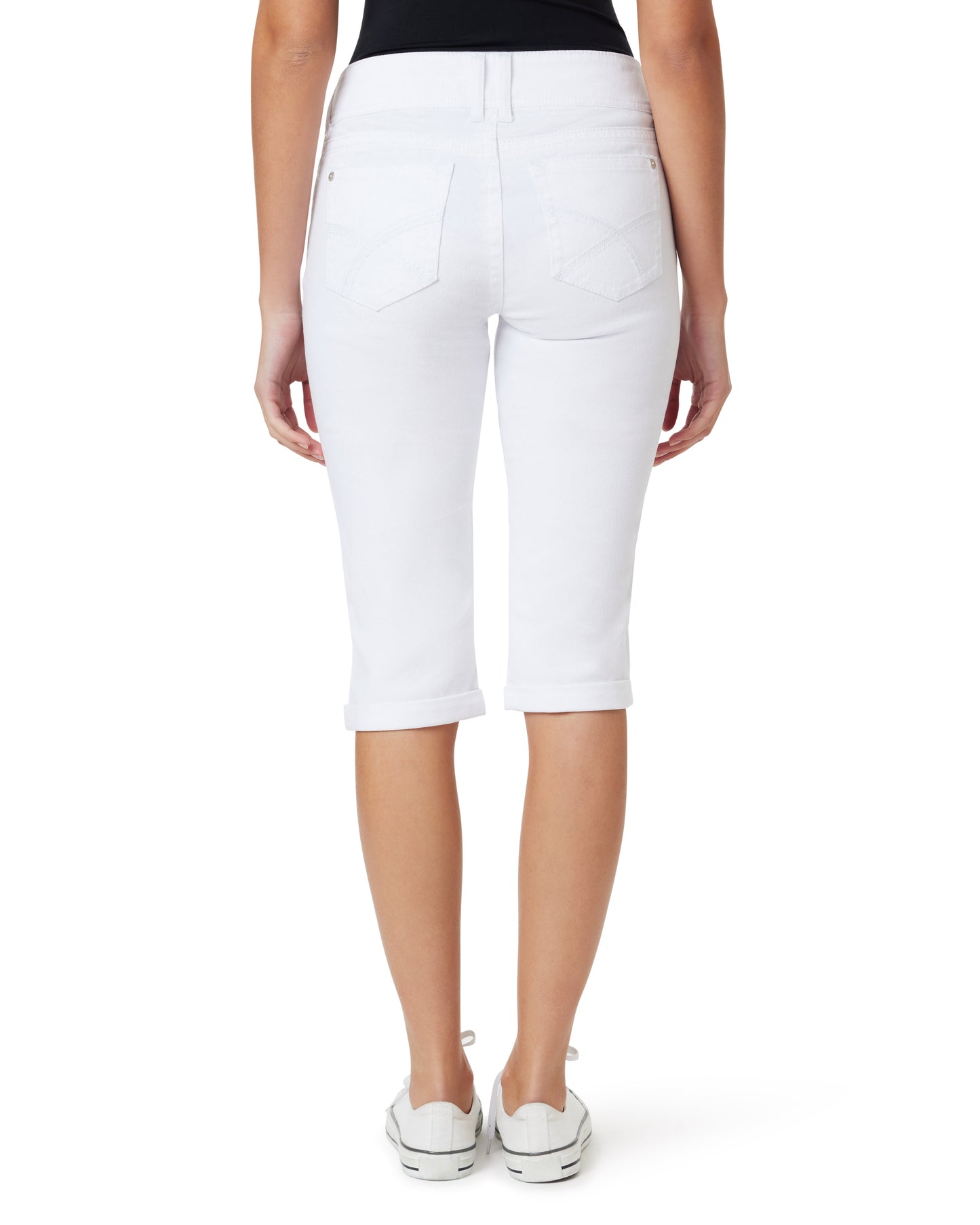 InstaStretch Luscious Curvy Mid-Rise Capri