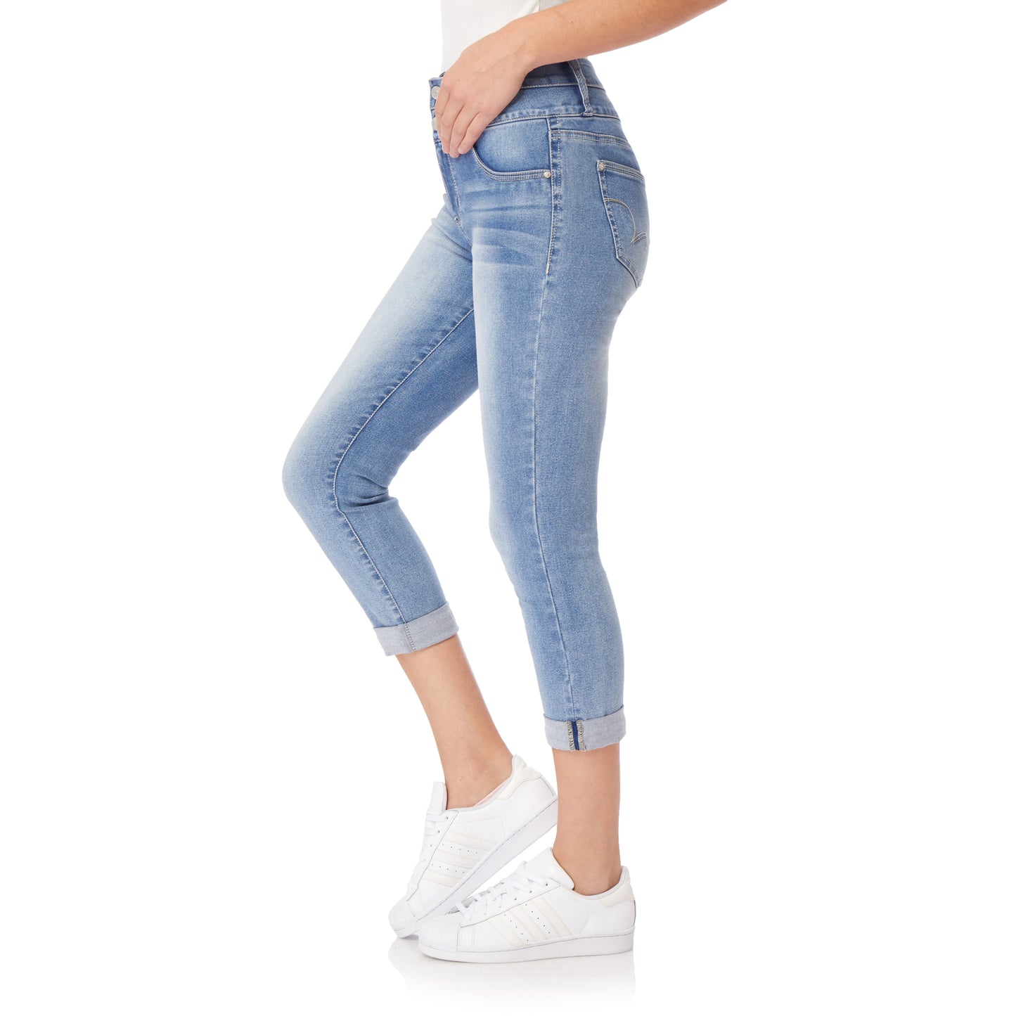InstaSoft® Sassy Fit Skinny Crop Jeans