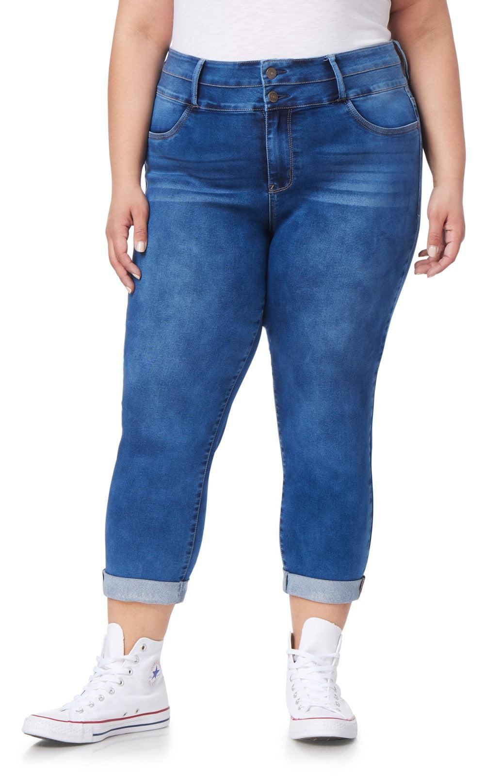 InstaSoft® Sassy Fit Skinny Crop Jeans