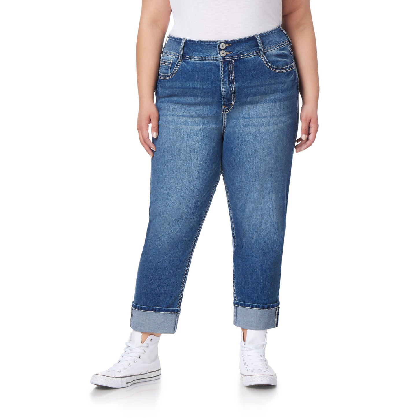 Plus InstaStretch Curvy Skinny Crop Jeans