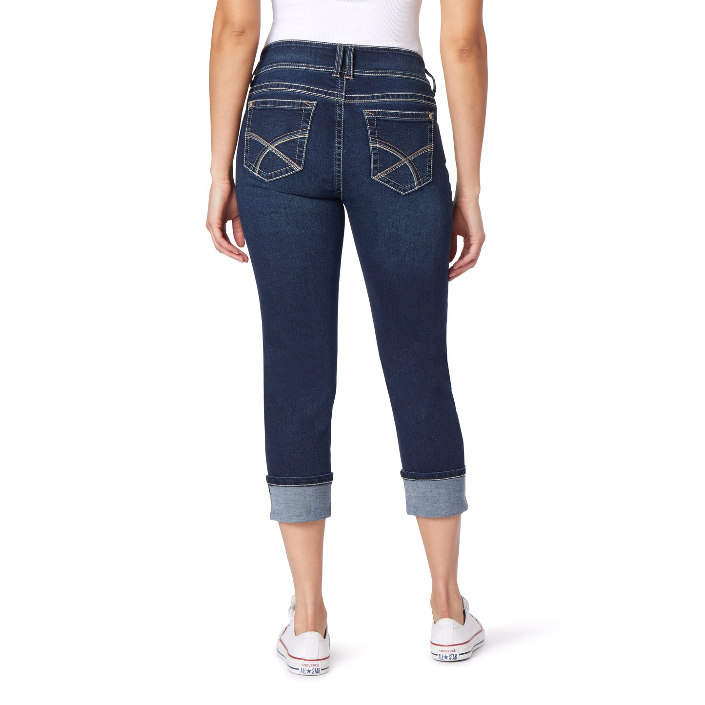 InstaStretch® Luscious Curvy Mid-Rise Crop Jeans