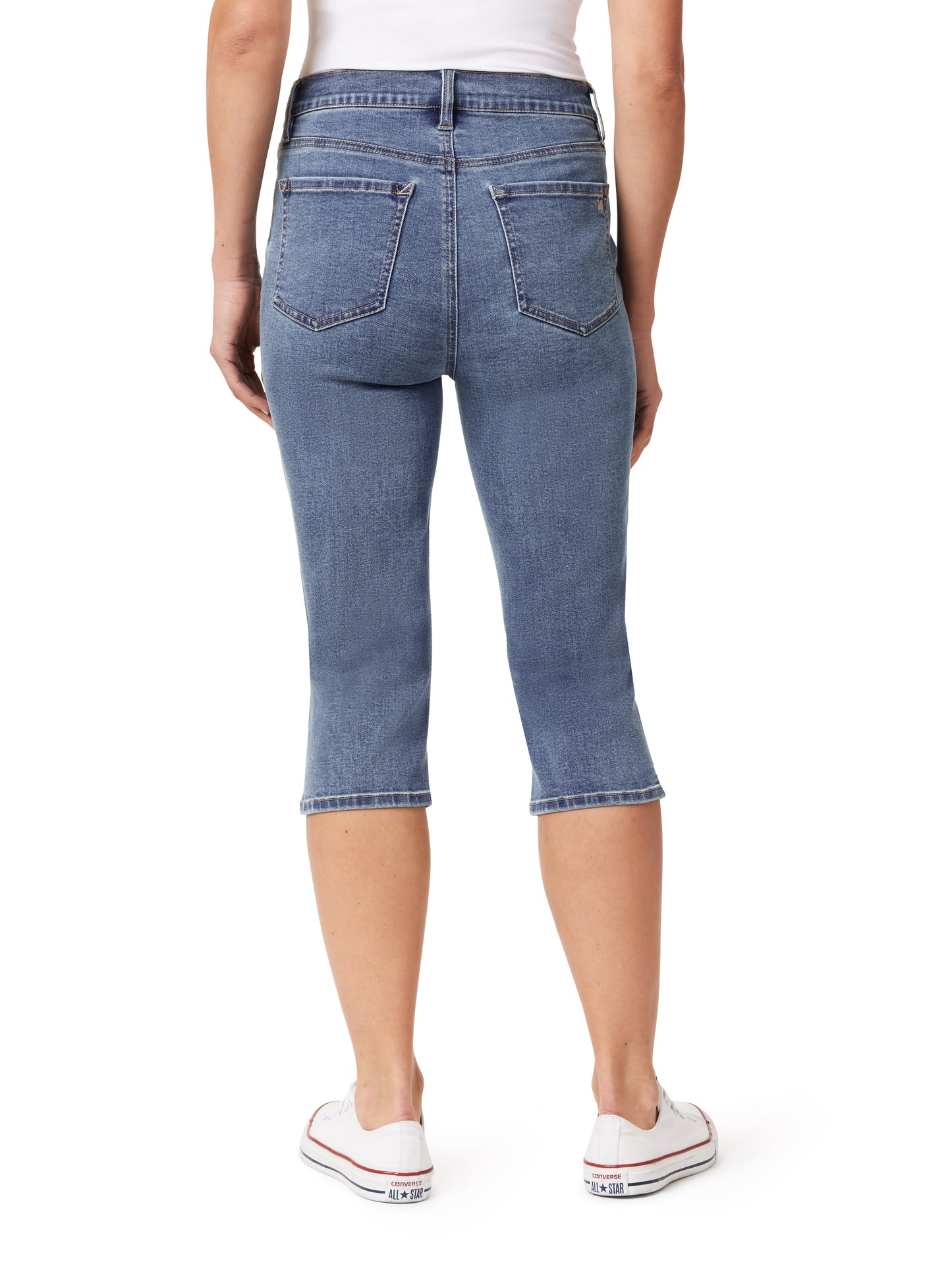 InstaVintage Fearless Curvy Super High-Rise Capri Jeans