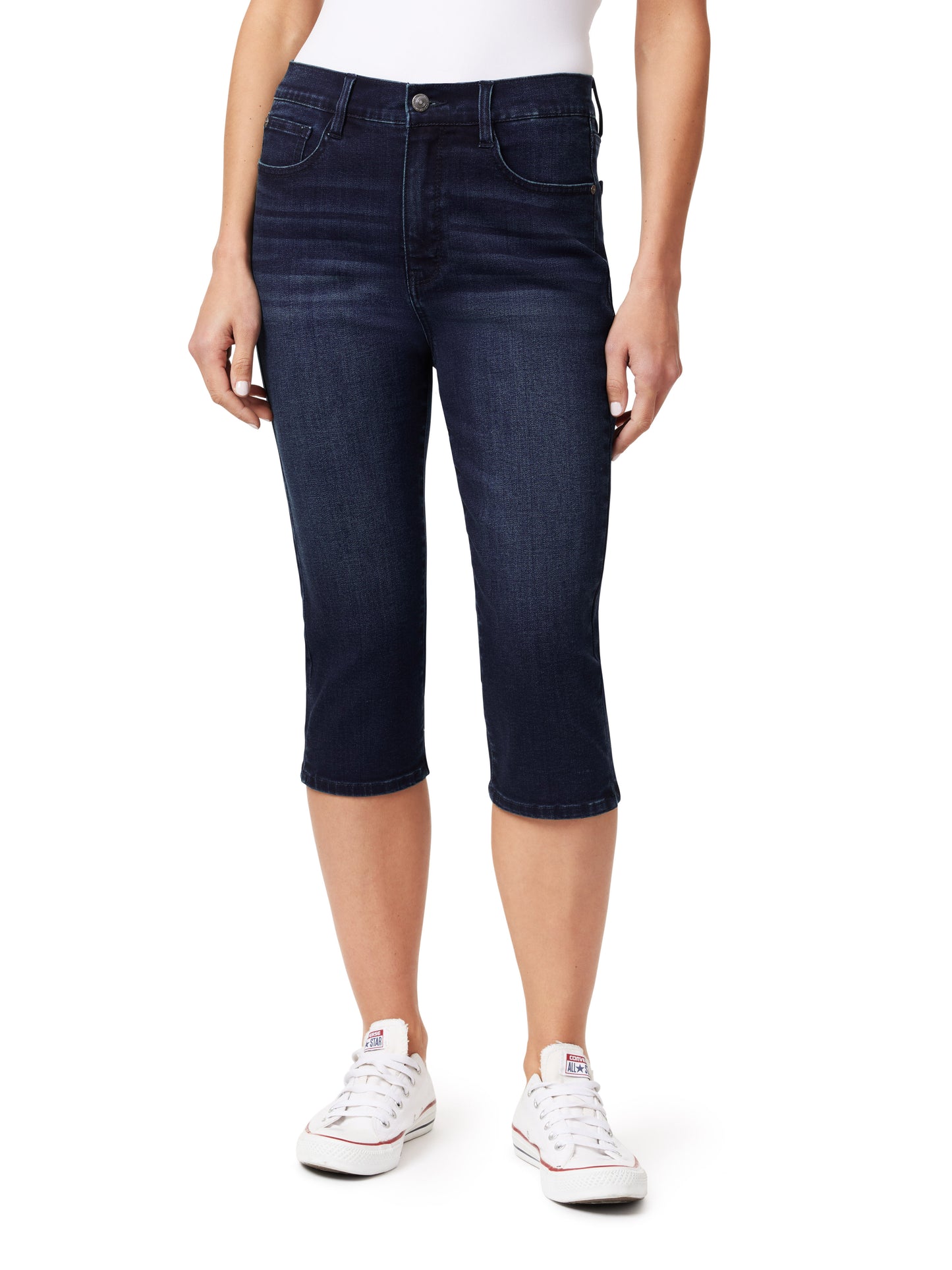 InstaVintage Fearless Curvy Super High-Rise Capri Jeans