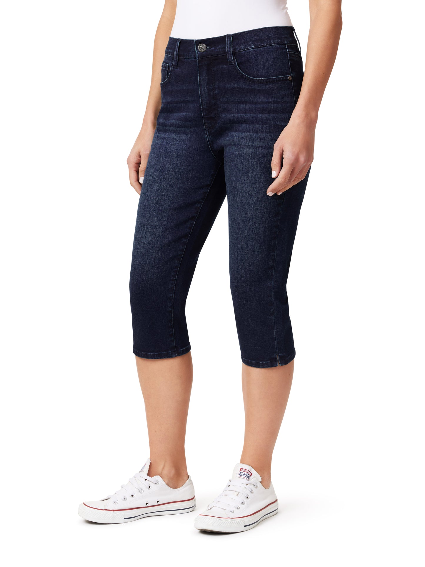 InstaVintage Fearless Curvy Super High-Rise Capri Jeans