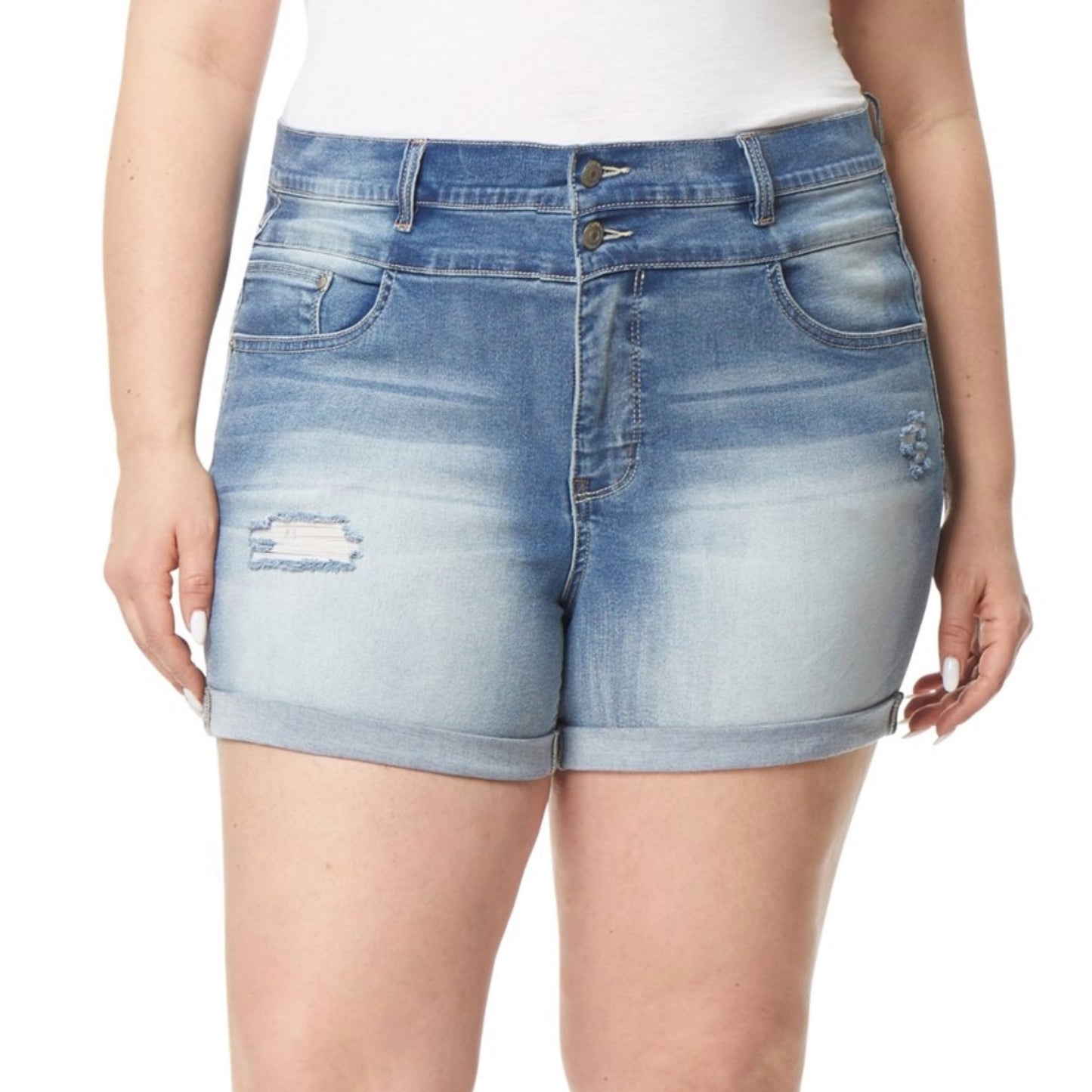 Plus InstaSoft® Sassy Fit Shorts