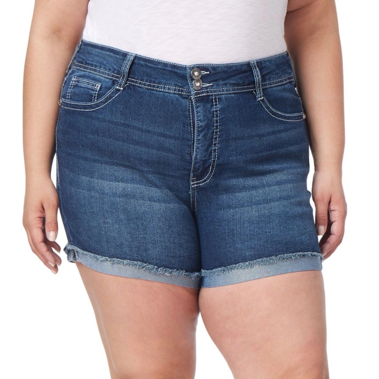 Plus InstaStretch® Bling Luscious Curvy Shorts