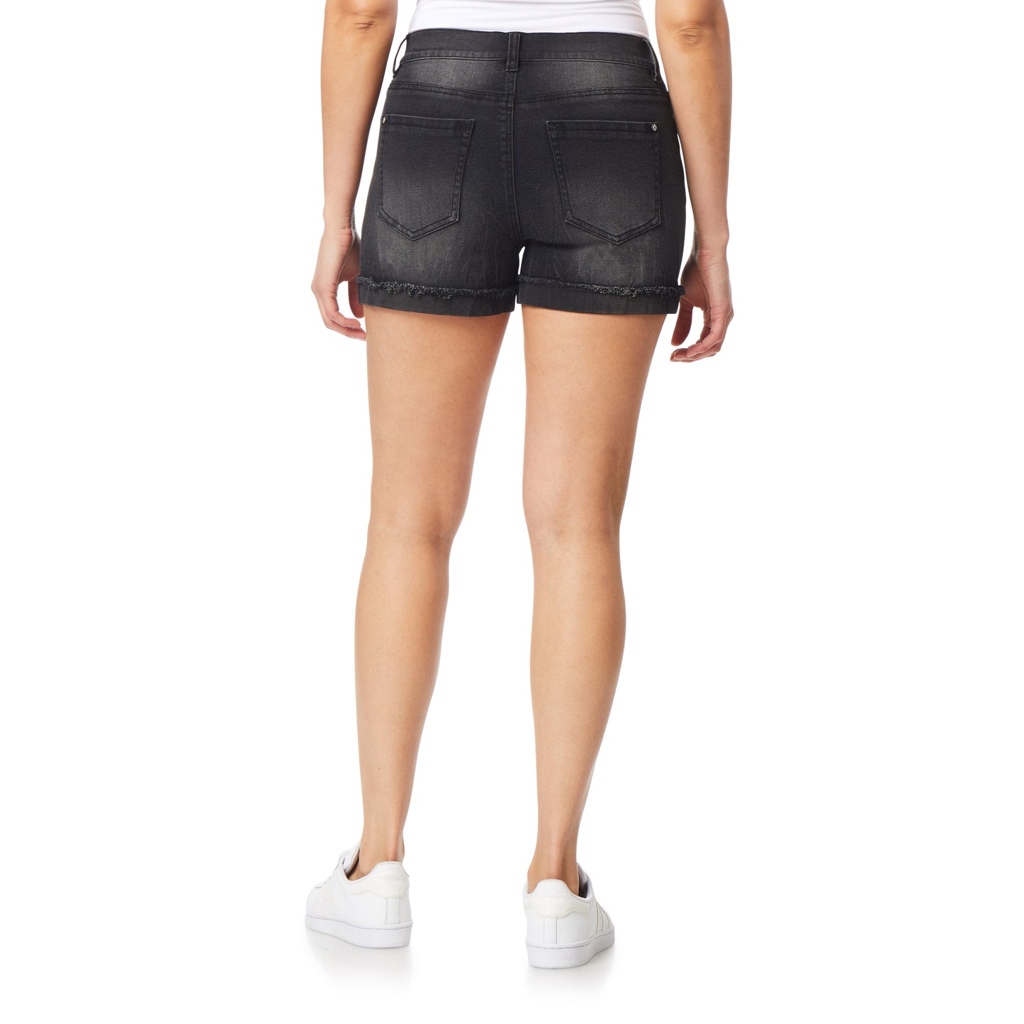 InstaVintage Fearless Curvy Denim Shorts