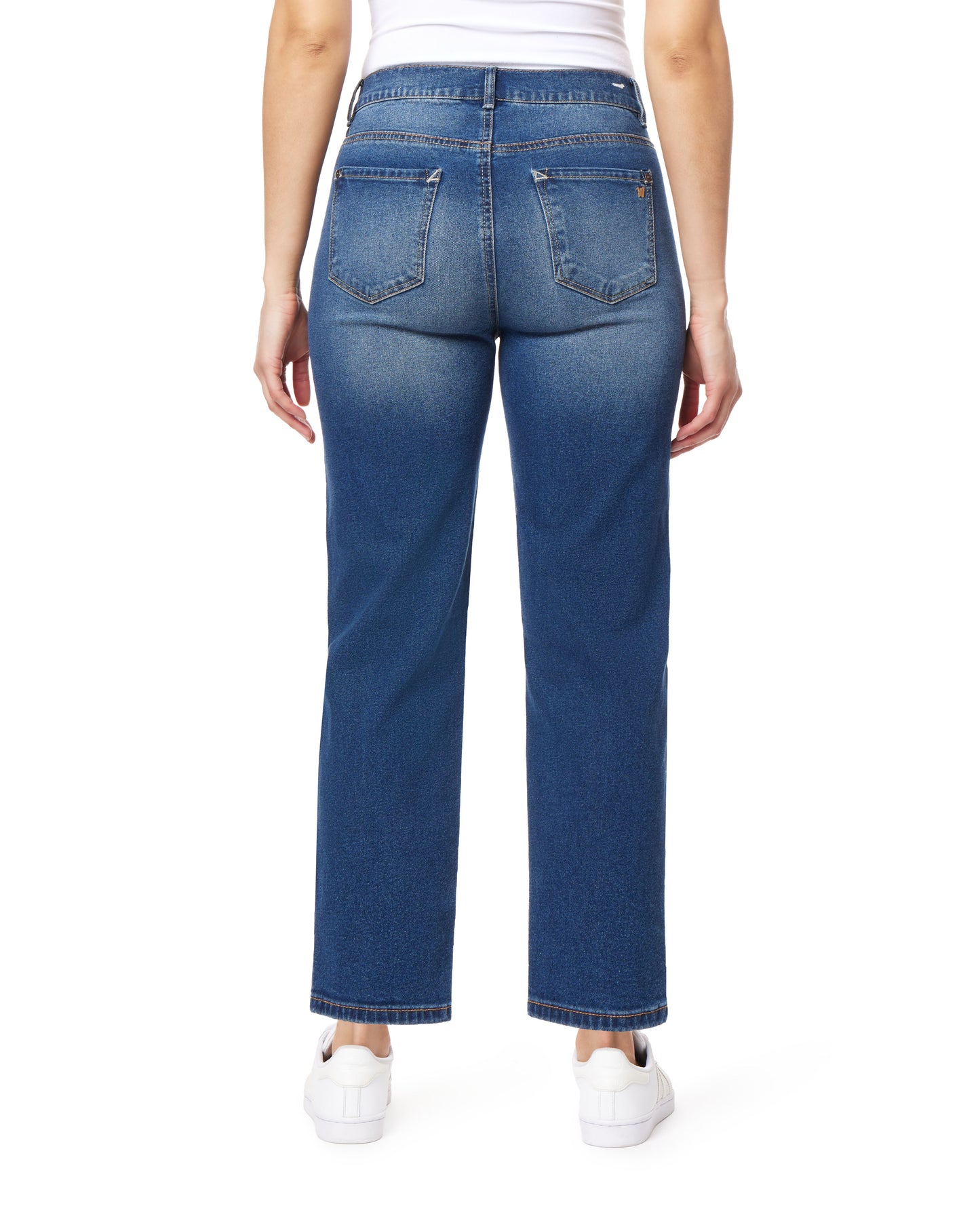 InstaVintage Fearless Curvy Super High-Rise Straight Jeans