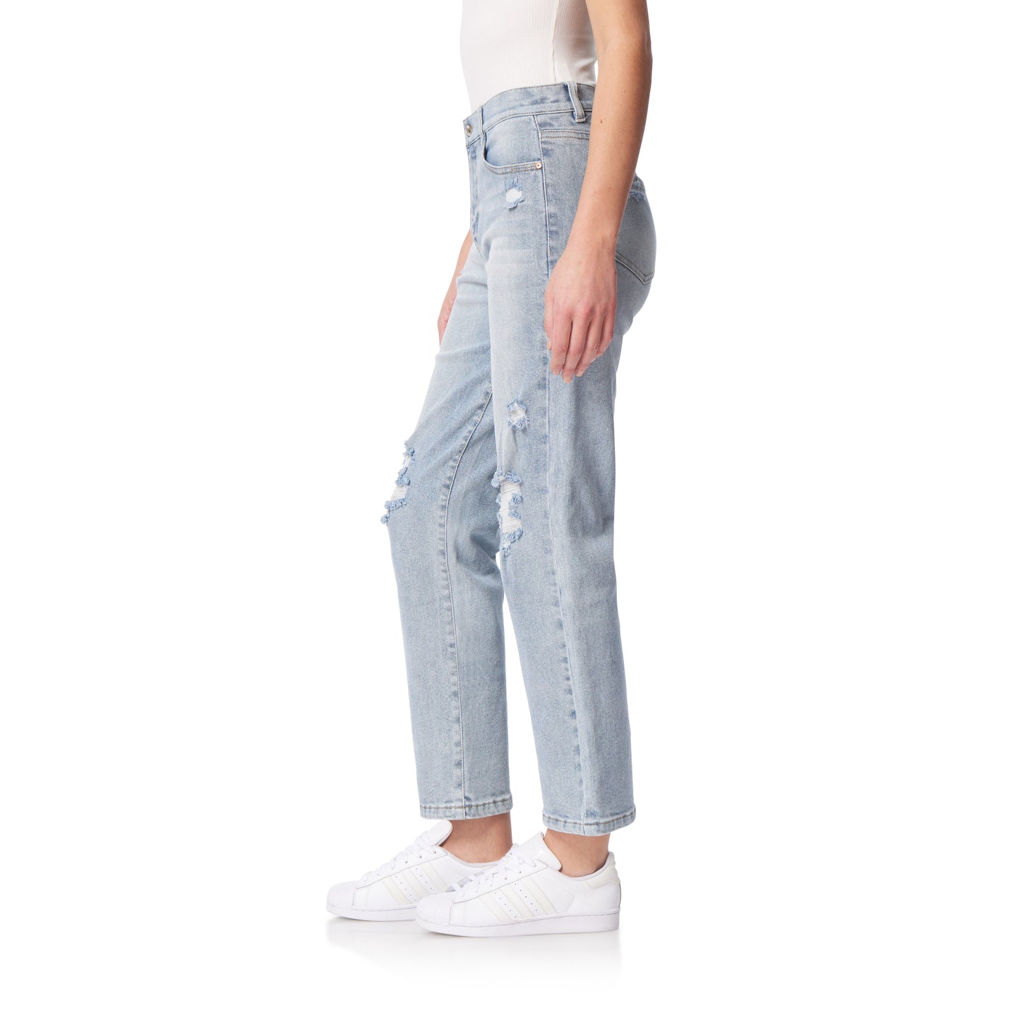 InstaVintage Fearless Curvy Super High-Rise Straight Jeans