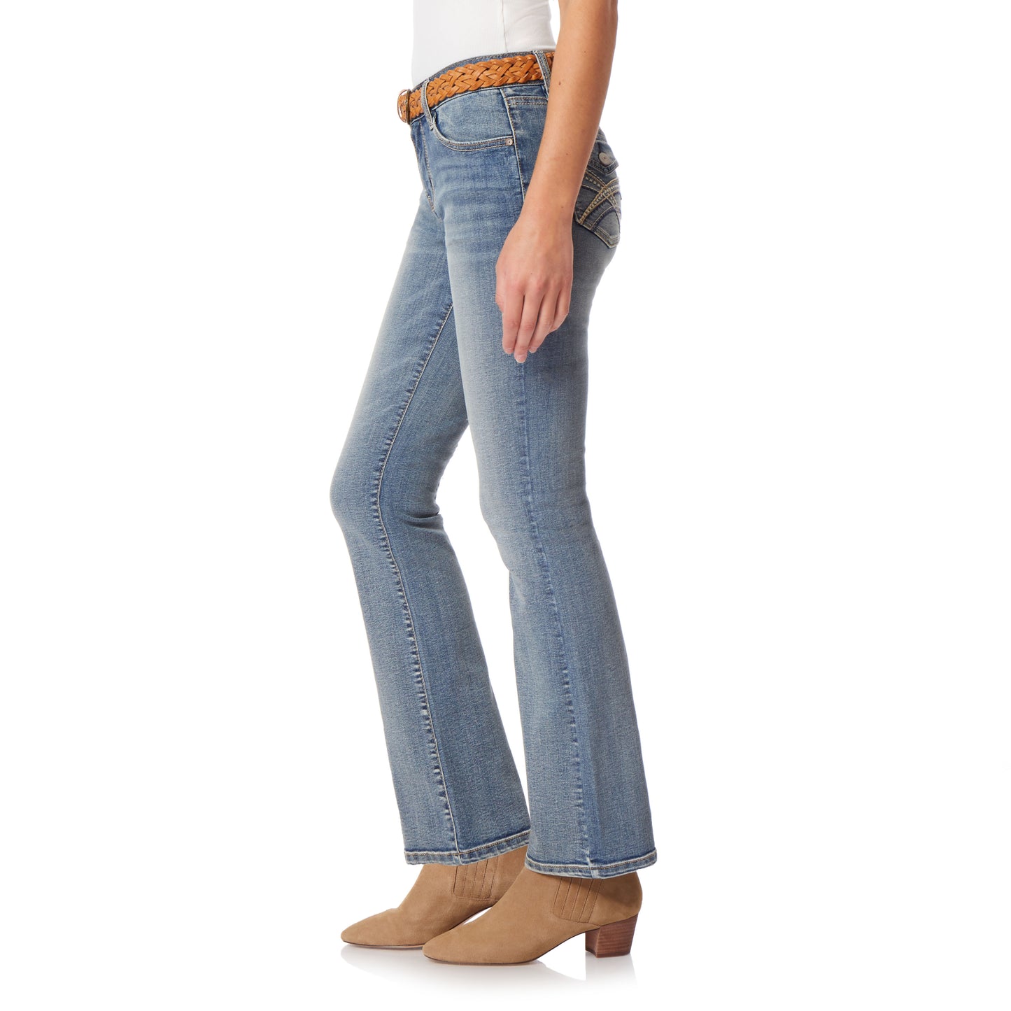 InstaStretch Legendary Slim Mid-Rise Bootcut Jeans