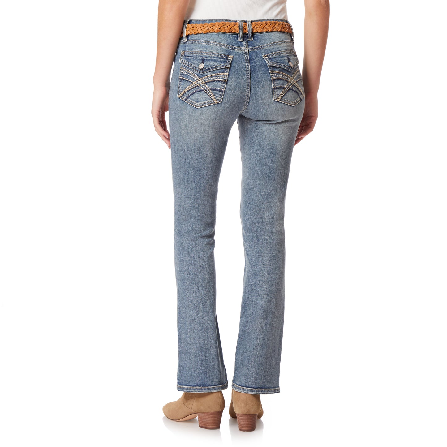 InstaStretch Legendary Slim Mid-Rise Bootcut Jeans