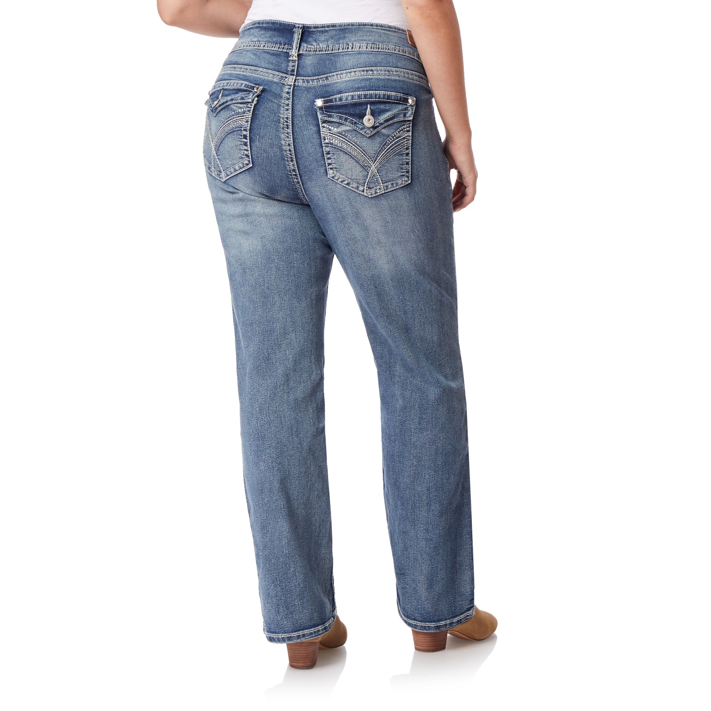 Plus InstaStretch Luscious Curvy Mid-Rise Bootcut Jeans