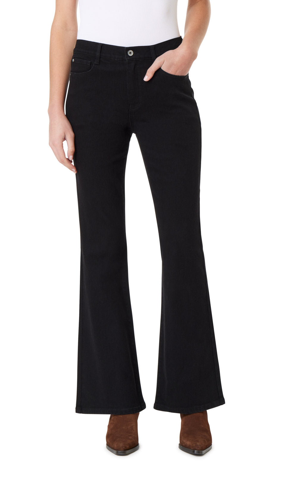 InstaVintage Fearless Curvy High Rise Super Flare