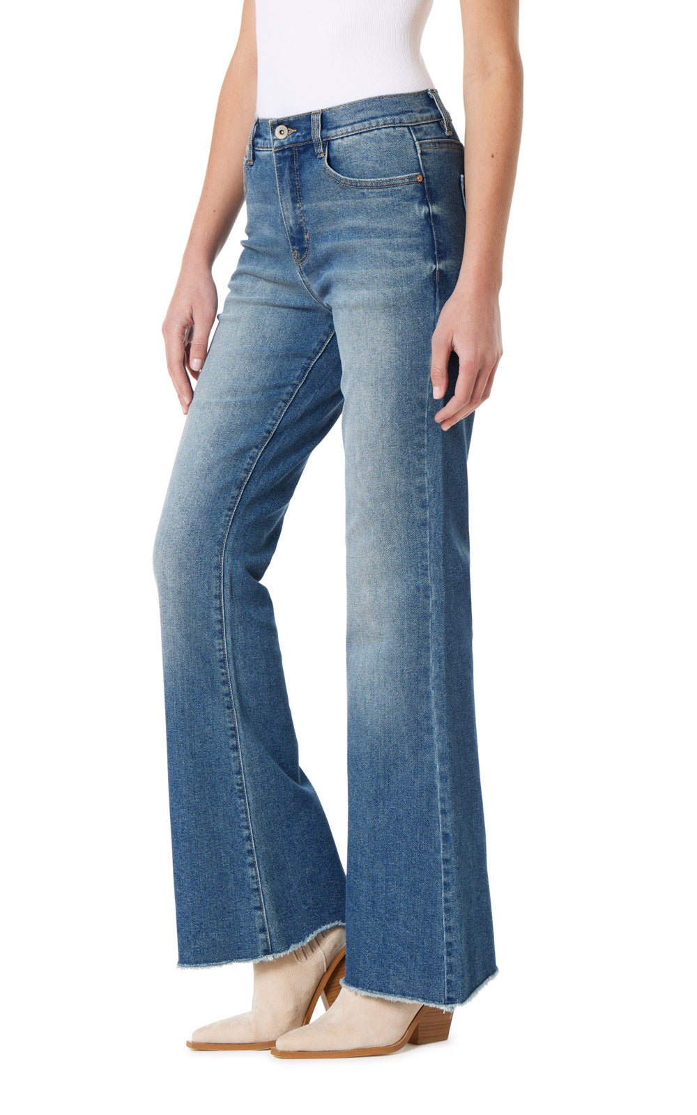 InstaVintage Fearless Curvy High Rise Super Flare