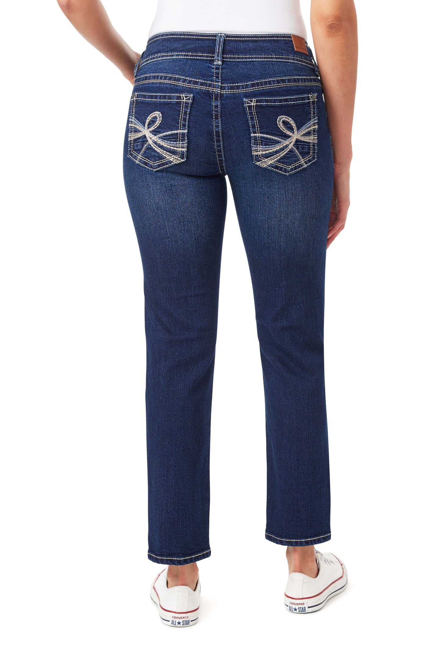 InstaStretch Luscious Curvy Mid-Rise Straight Jeans