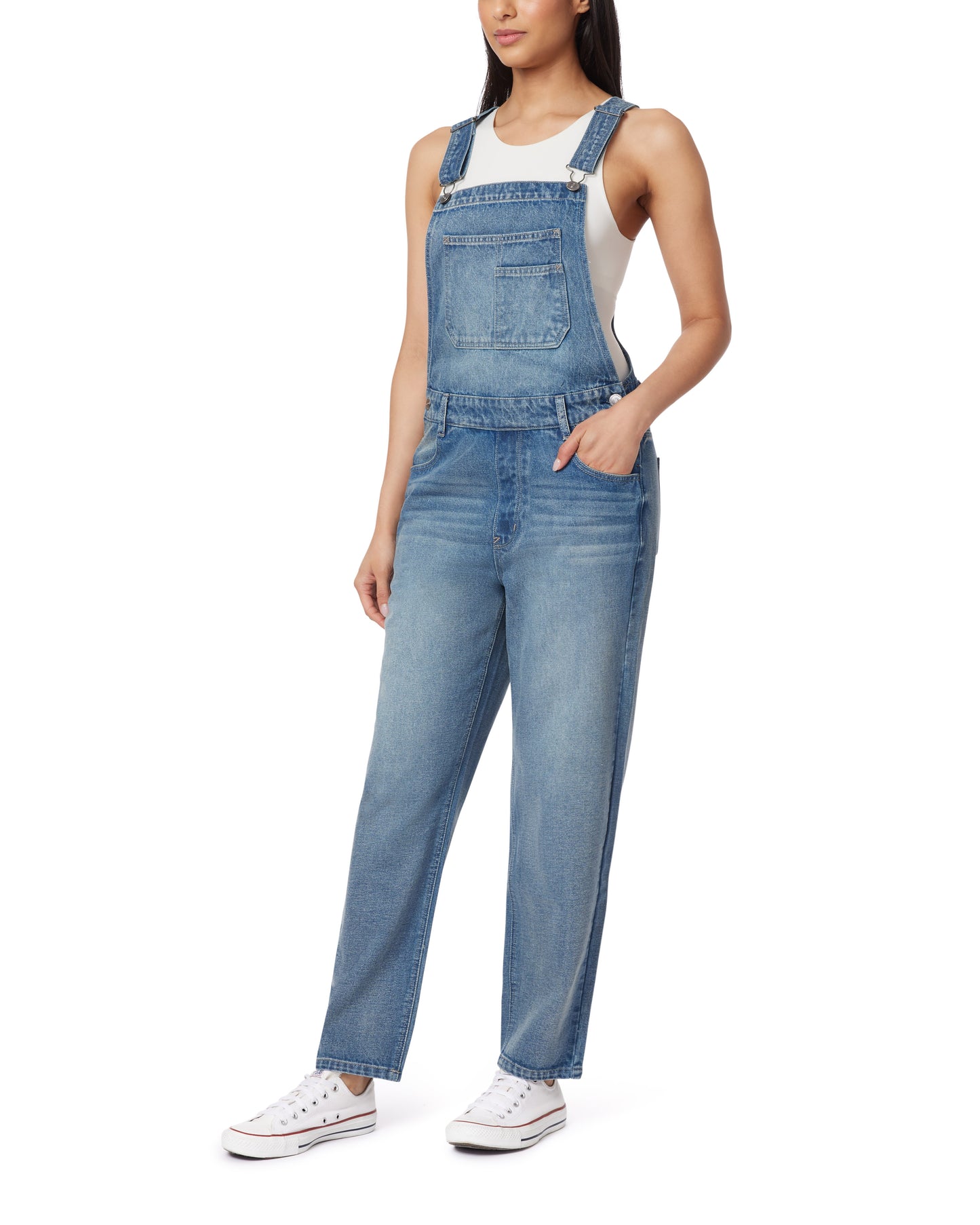 Girlfriend Straight Overalls