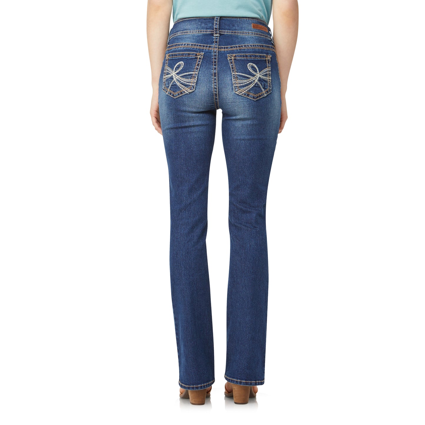 InstaStretch® Luscious Curvy Basic Bootcut Jeans- Long Inseam