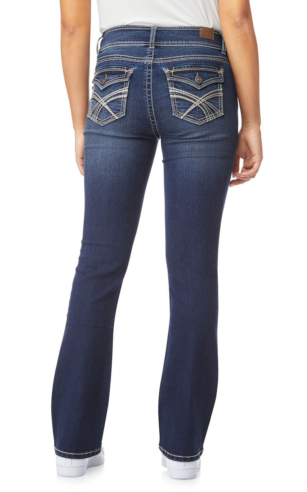 InstaStretch® Luscious Curvy Bootcut Jeans- Long Inseam