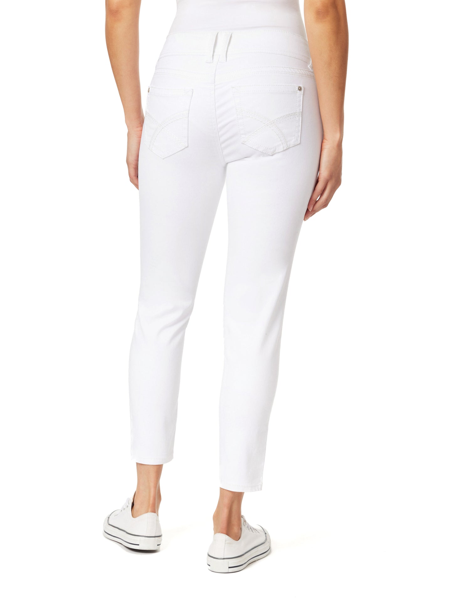 InstaStretch Luscious Curvy Mid-Rise Ankle Jeans
