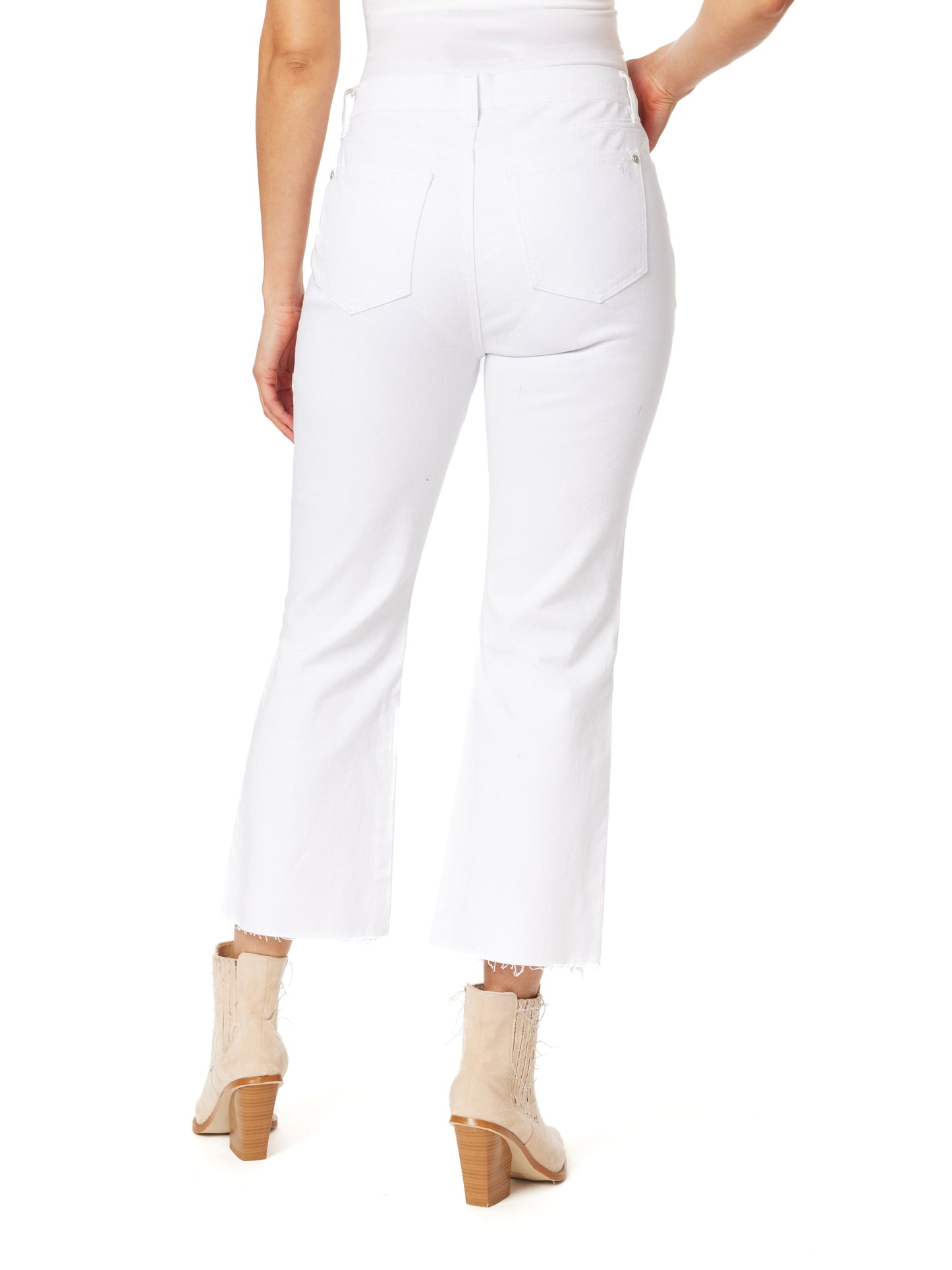 InstaVintage Fearless Curvy High-Rise Ankle Bootcut Jeans