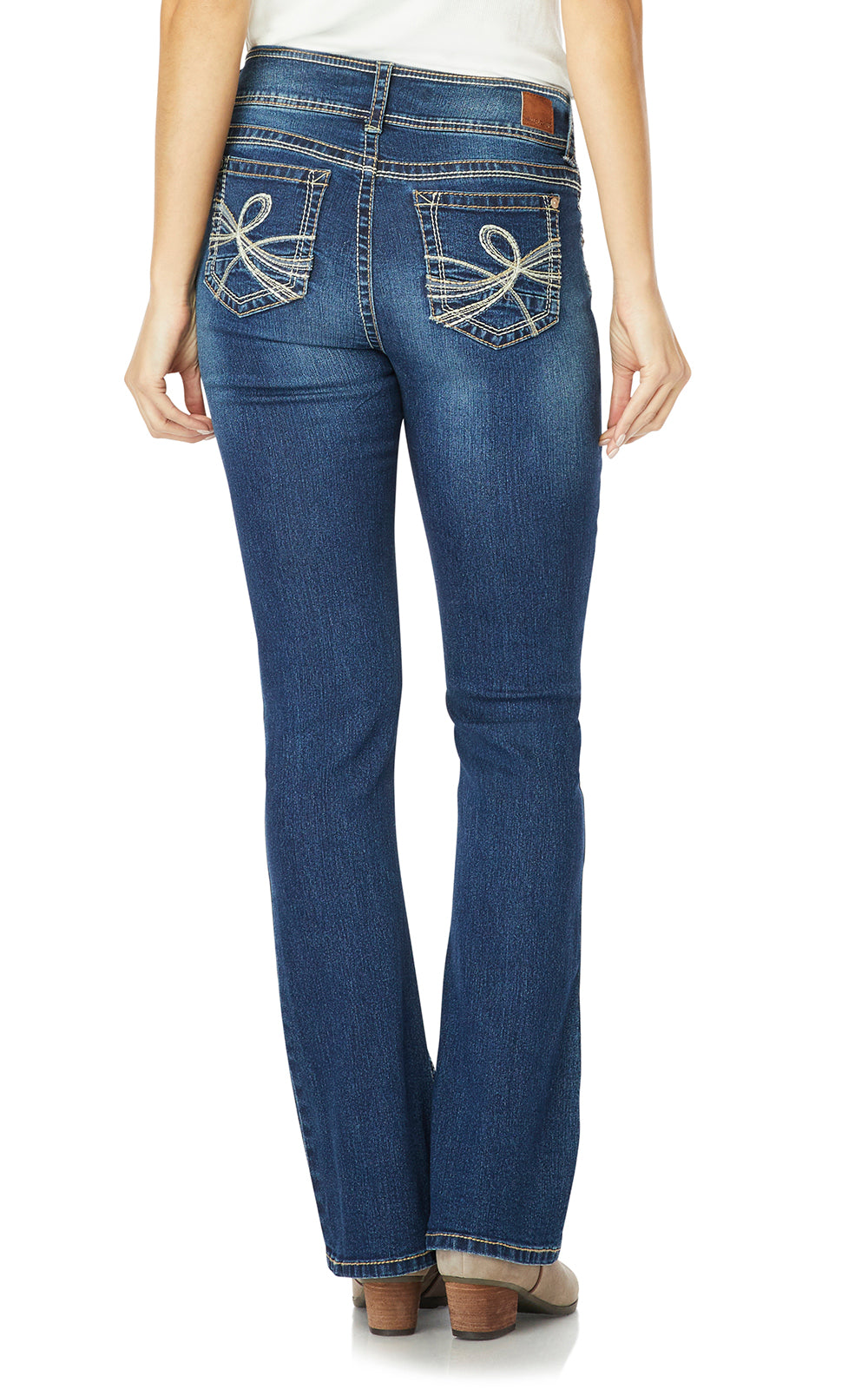 InstaStretch® Luscious Curvy Bootcut Jeans- Short Inseam