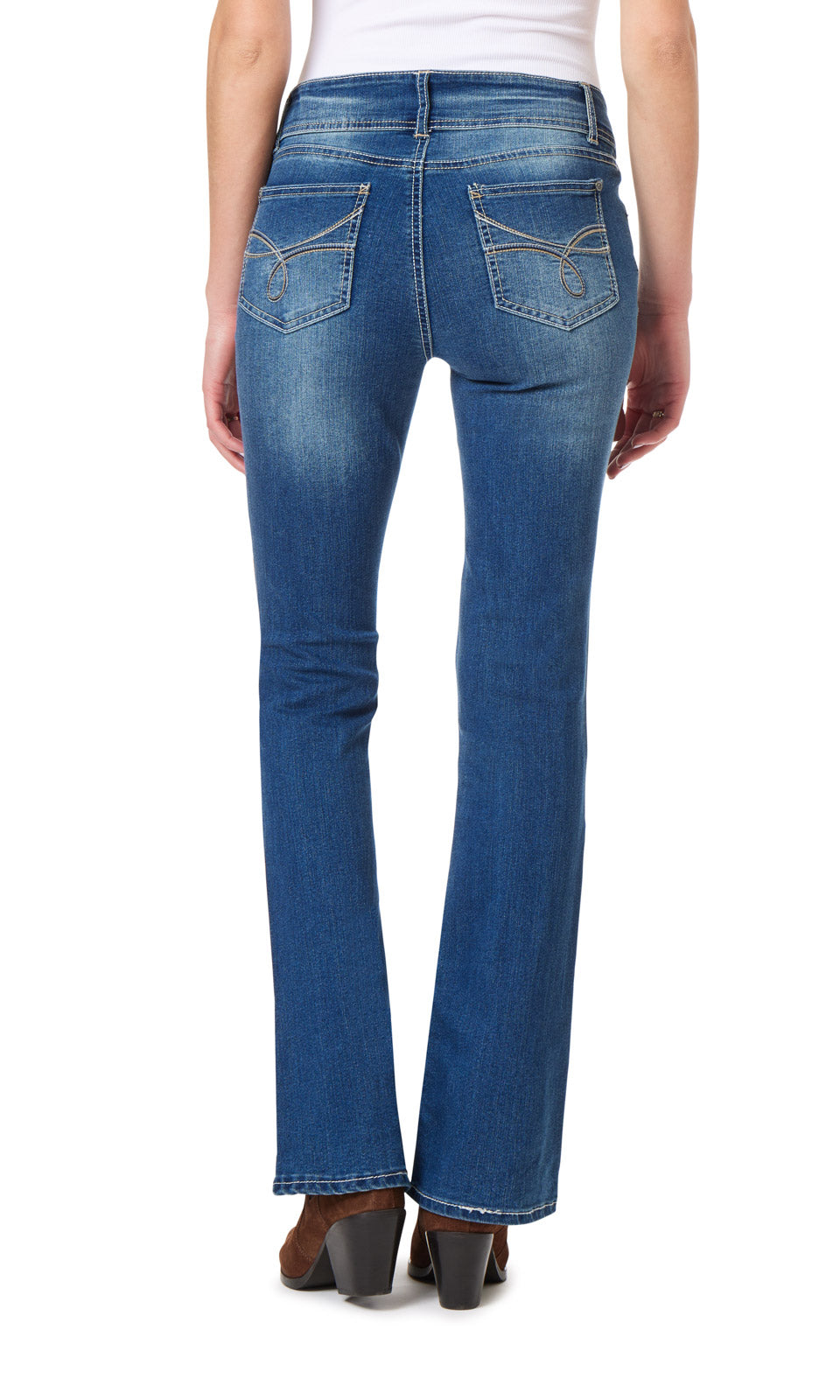 InstaStretch Luscious Curvy Bootcut Jeans- Short Inseam