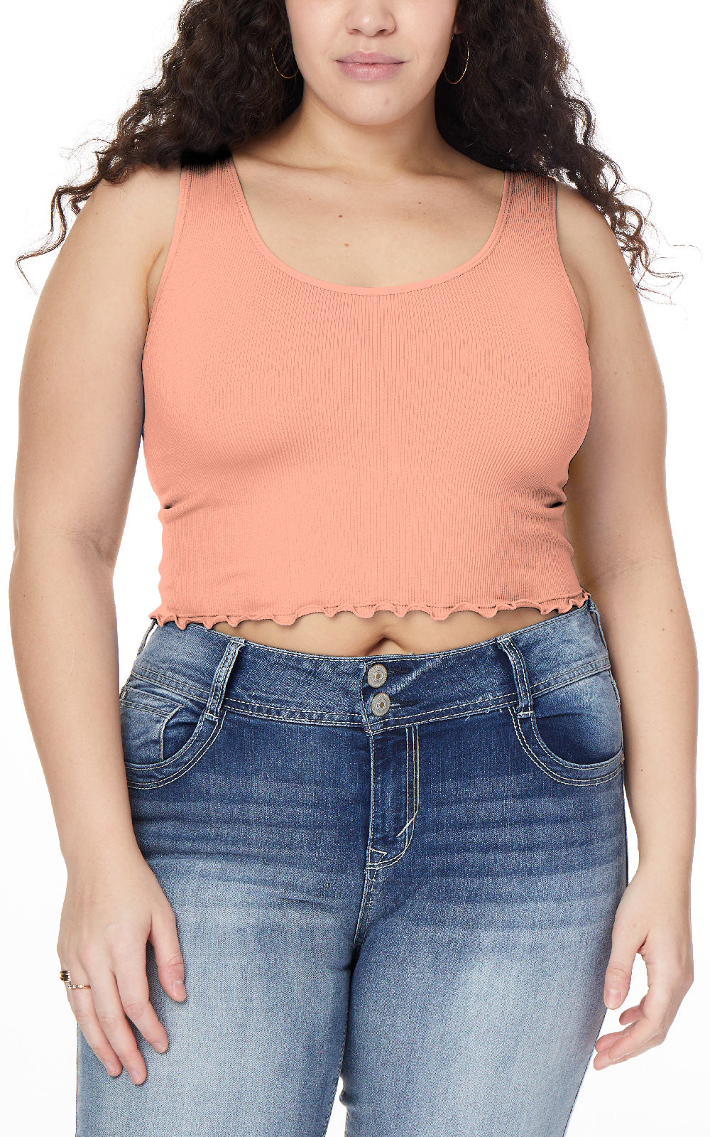 InstaSmooth® Lizzie Seamless Rib Scoop Tank 3 Pack