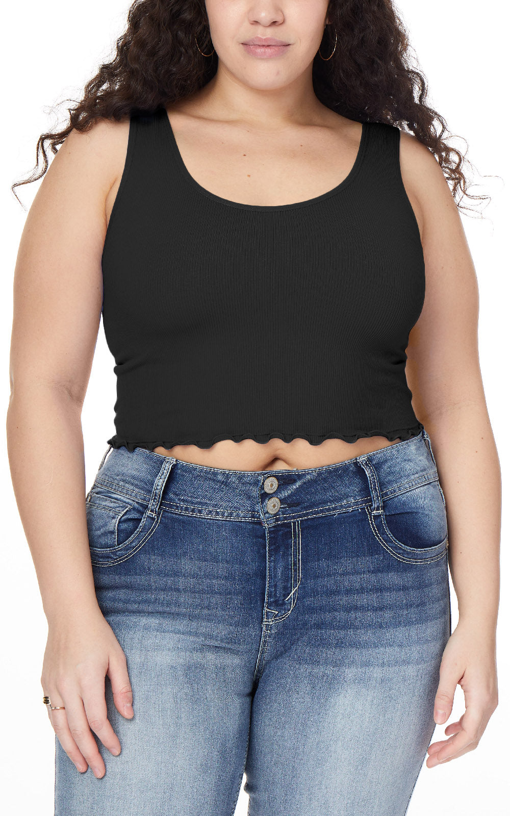 InstaSmooth® Lizzie Seamless Rib Scoop Tank 3 Pack