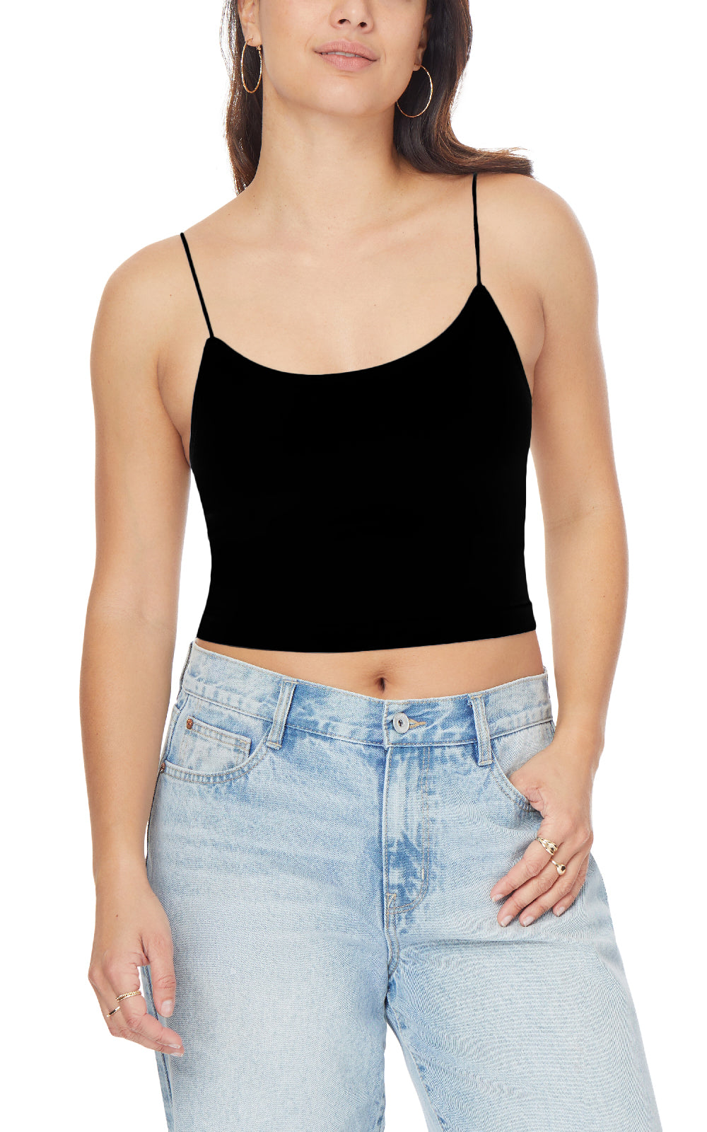 InstaSmooth® Carson Seamless Jersey Bungee Cami 2 Pack