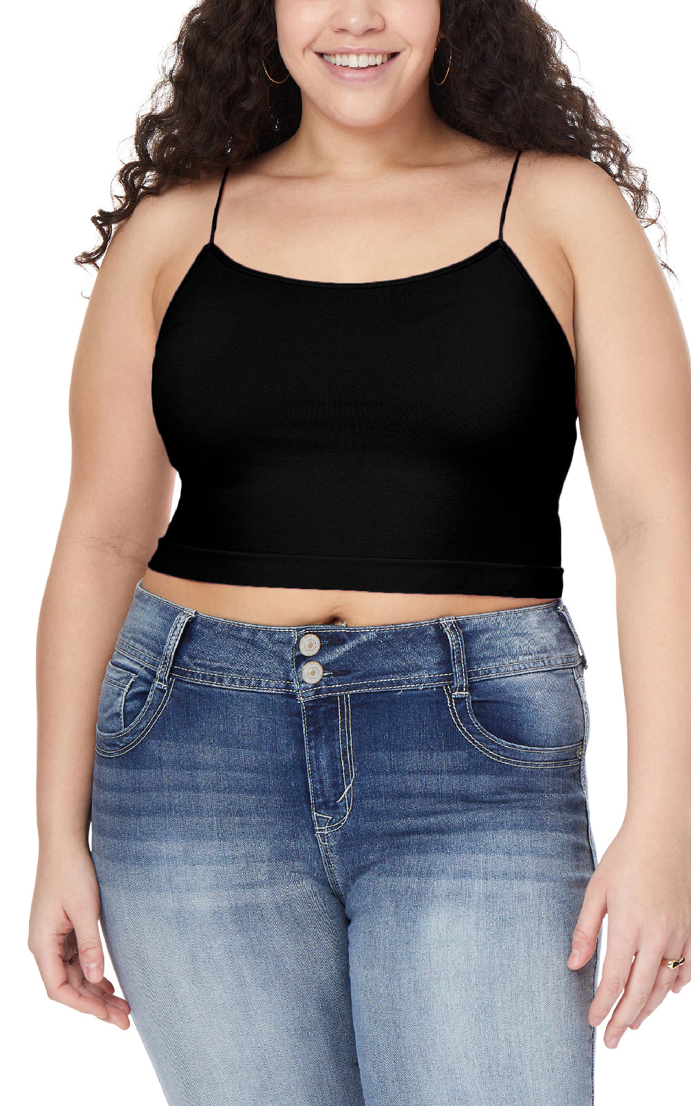 InstaSmooth® Carson Seamless Jersey Bungee Cami 2 Pack