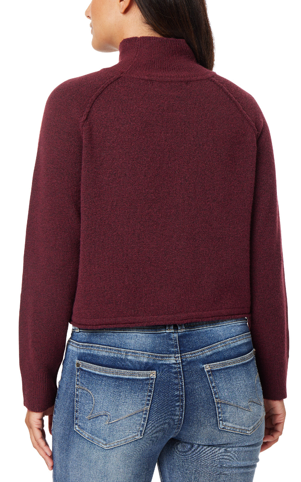 Never Super Soft Mock Neck Sweater