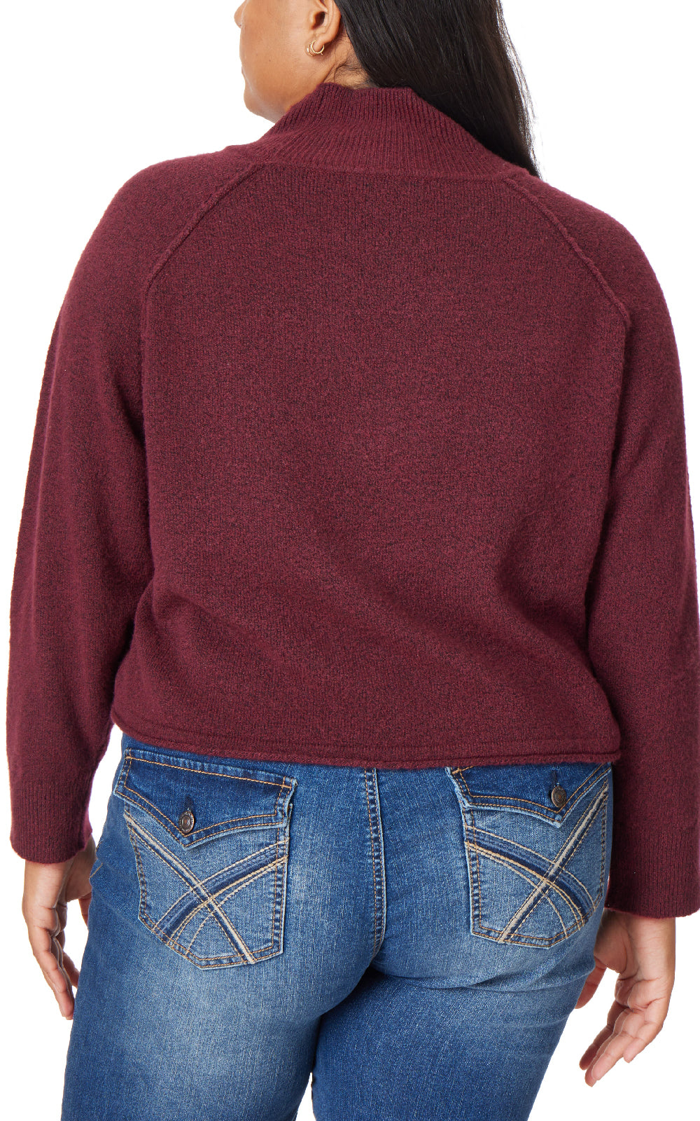 Never Super Soft Mock Neck Sweater