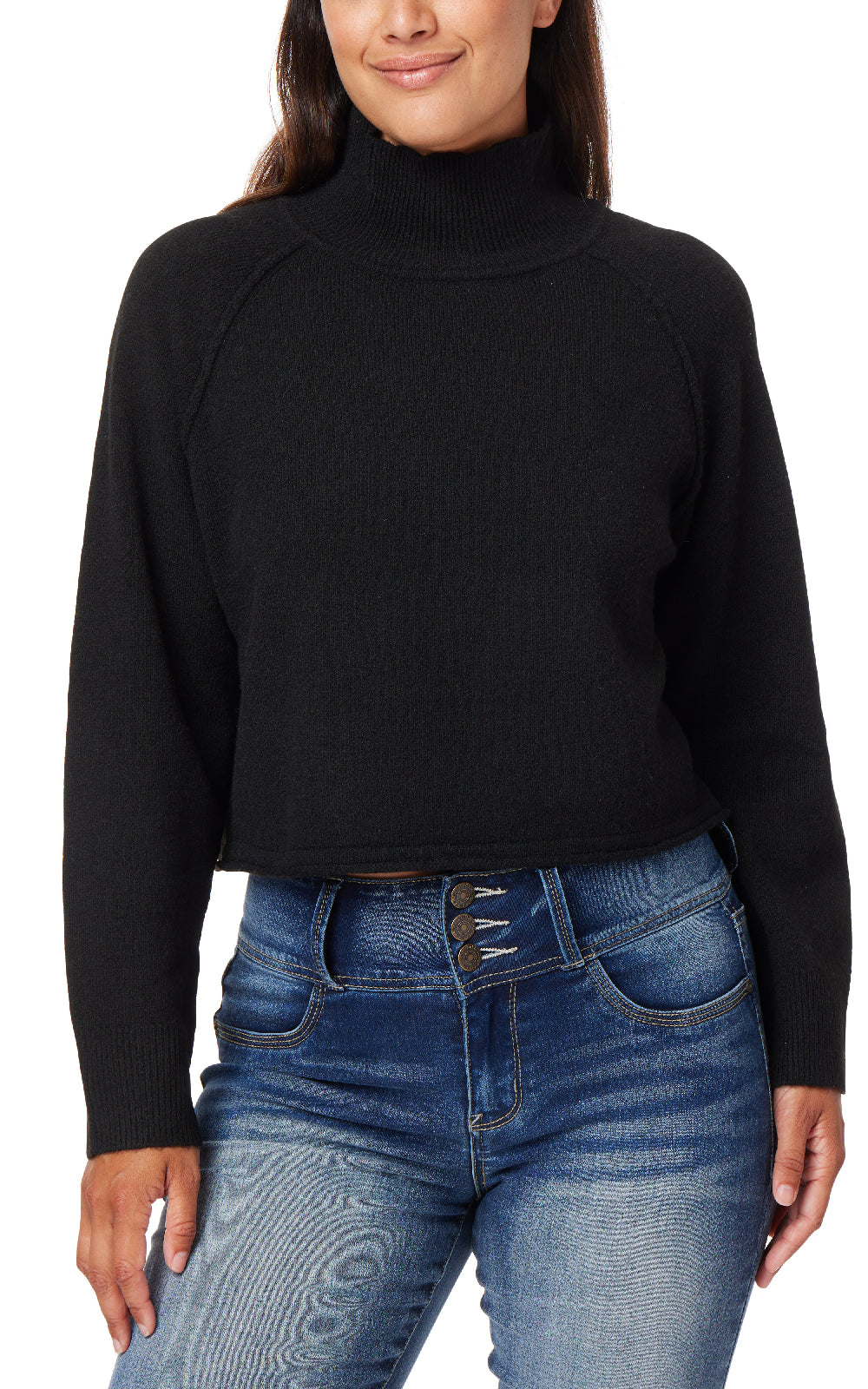 Never Super Soft Mock Neck Sweater