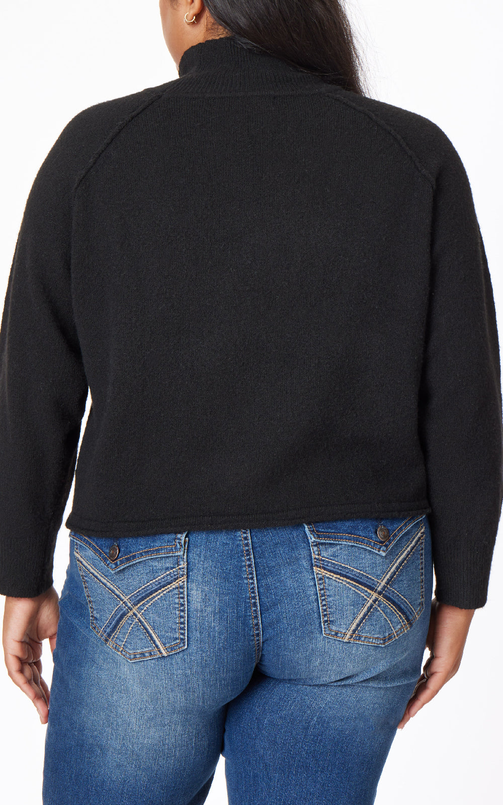 Never Super Soft Mock Neck Sweater