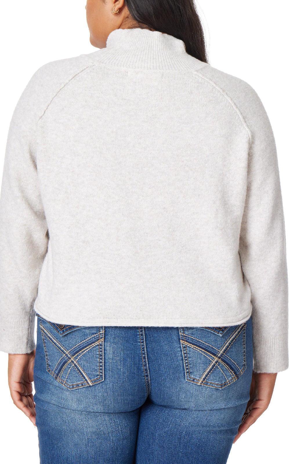 Never Super Soft Mock Neck Sweater