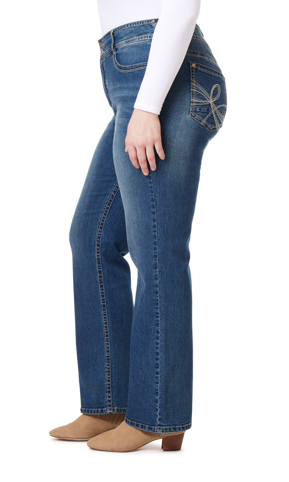 Plus InstaStretch® Luscious Curvy Bootcut Jeans
