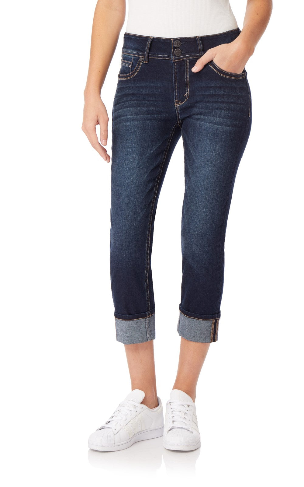 InstaStretch Luscious Curvy Crop Jeans