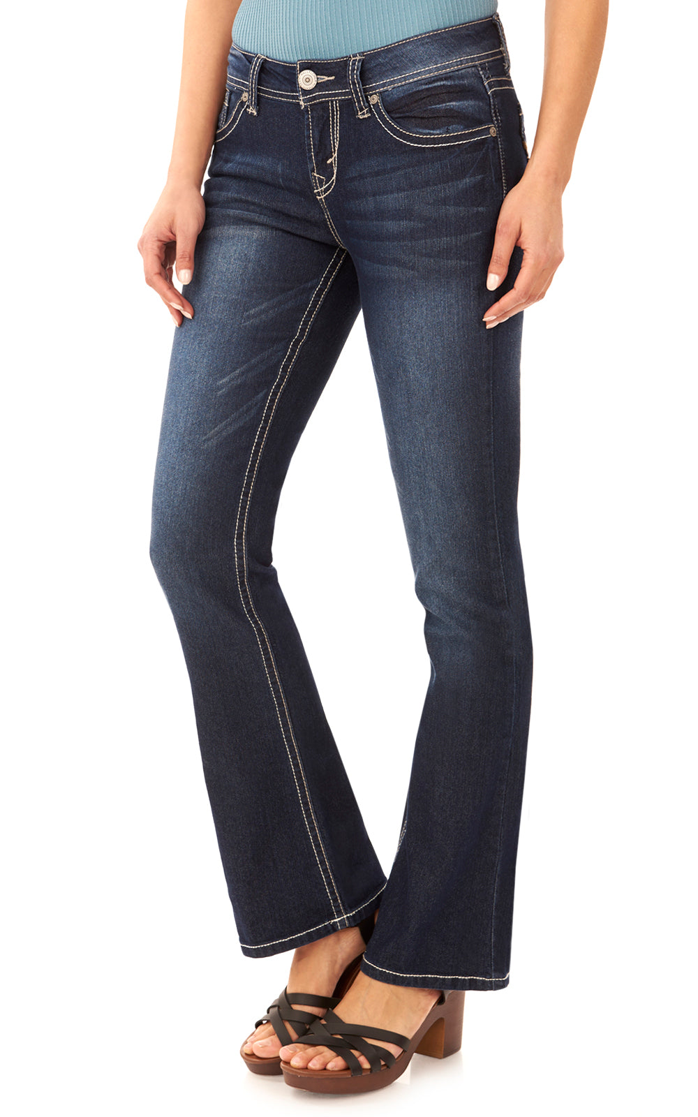 InstaStretch® Mid-Rise Legendary Bootcut Jeans